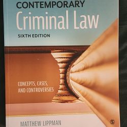 Criminal Law Book 6th EDITION / Matthew Lippman