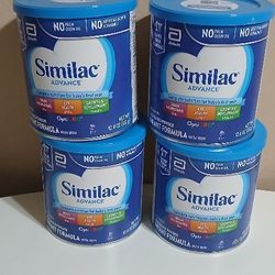 Similac Advance Fórmula infantil con hierro, fórmula en polvo 1dec2026 lata de 12.4 onzas