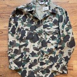 VTG Black Duck Long Sleeve Camouflage Flannel Shirt Men's Large-Brand New w Tags. Condition Ian brand new with tags! This particular vintage Black Duc