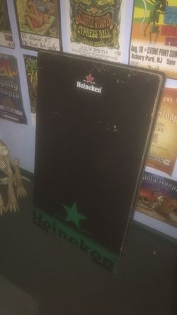 Rage Heineken Chalk board bar decor