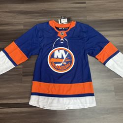 Adidas New York Islander NHL Home Blue Premier Jersey Size 42 Small MSRP $180