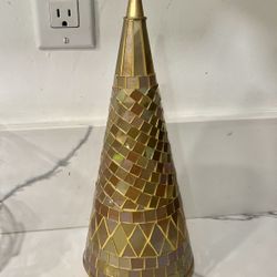 Vintage gold princess house, Christmas tree