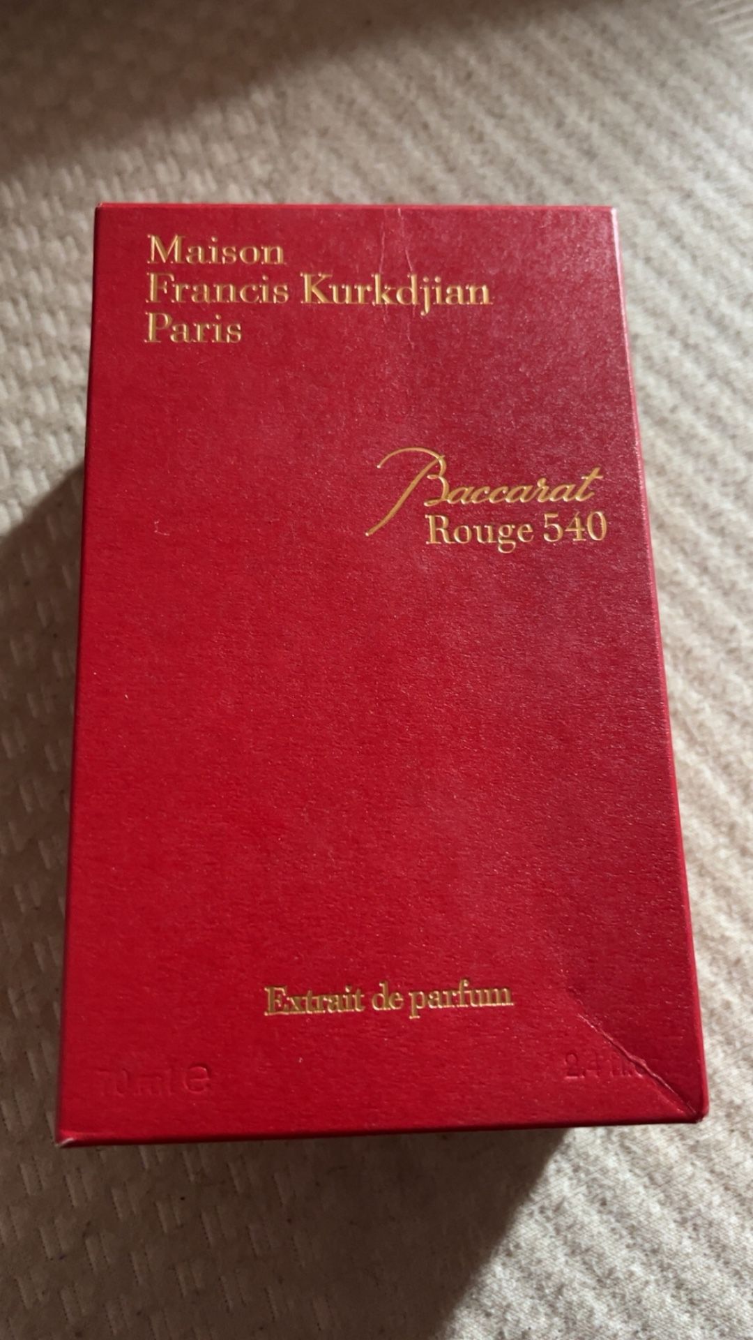 Baccarat Rouge 540 Perfume