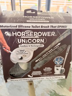 Electric bathroom cleaner