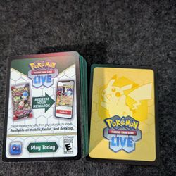 Pokemon TCG Code Cards 