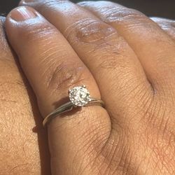 14k, 1 Carat Lab Grown Diamond