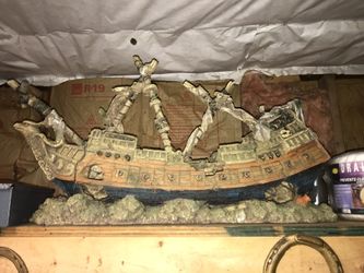 3 foot pirate ship for fish tank