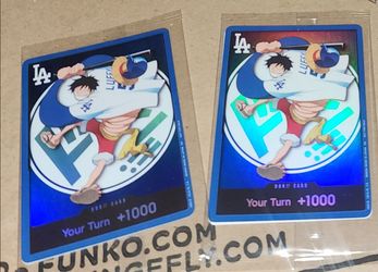 Los Angeles Dodgers x One Piece Luffy D. DON Card SGA *NO TRADES*