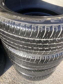 Matching set of tires, 225/55-19 Brand Bridgestone, $60/set of 4 tires, price is firm!