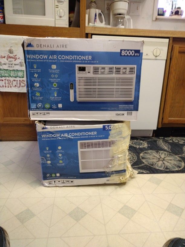 2- Window Air Conditioner's.