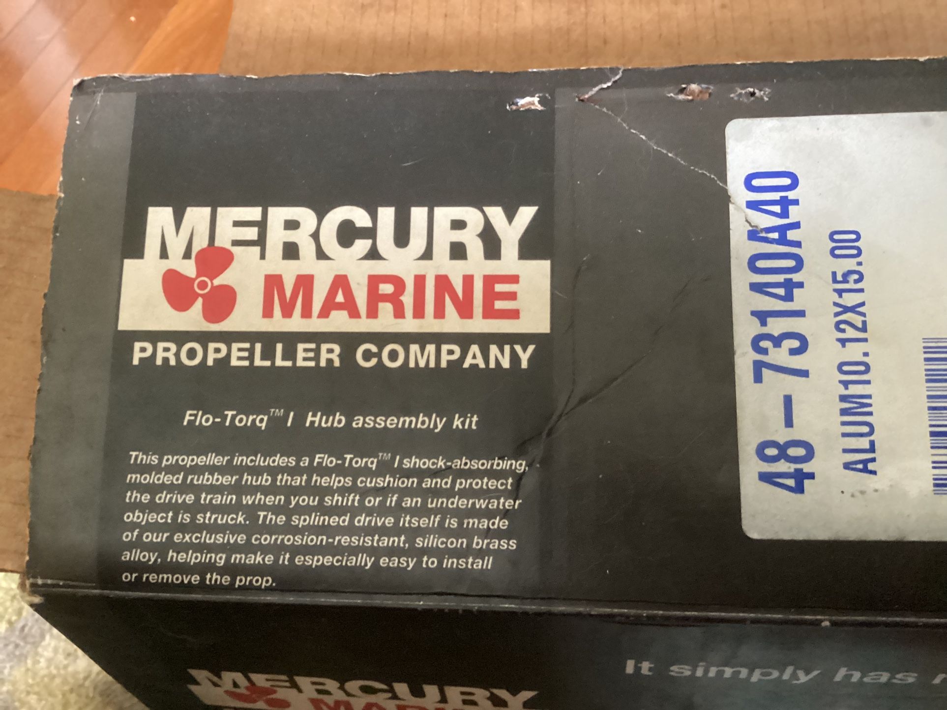 Brand New In Box Mercury Marine Propeller 