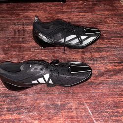 Adidas Adizero Electric Football Cleats “ color black/cloud white “ size 101/2 ( price $40 ) New 
