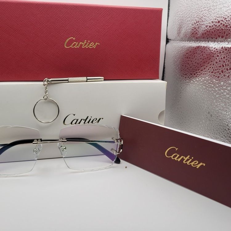 Cartier Rimless Glasses(Clear)Personality