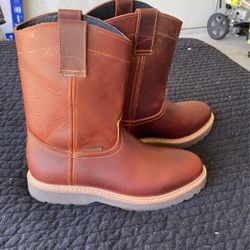 Mens Pull On Work Boots/ Botas de Trabajo para Caballero