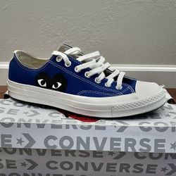 Comme des Garçons PLAY × Converse Chuck 70 Low 'Blue Quartz'