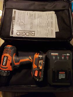 Rigid 20 volt Lithium Cordless Drill