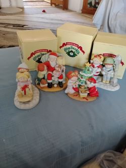 CPK Porcelain Figures Xmas Set Complete