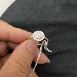 Real 925 Sterling Silver Wedding Ring Size 6