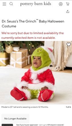 The Grinch Baby Halloween Costume