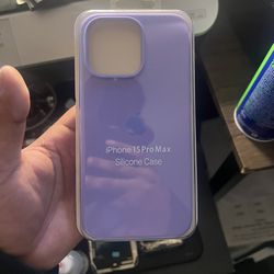 Apple iPhone 15 Pro Max Lavender Silicone Case