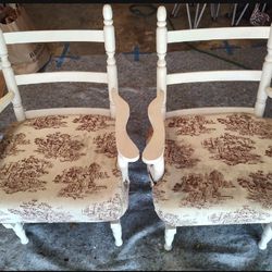2 Farmhouse Glider/Rocking Chairs