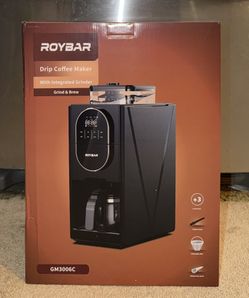 Coffee Maker With Grinder – Hot & Iced – Programmable – Automatic Grind & Brew - Brand New