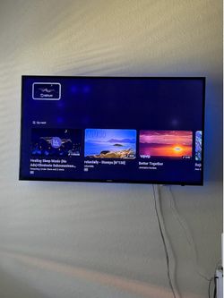 Smart tv with mount