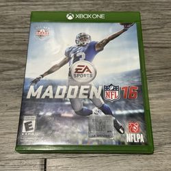 XBOX  ONE EA Sports NFL Madden 16 Video Game