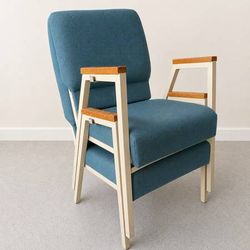 44 Arm Chairs for Church Conference Hall with side chairs joining