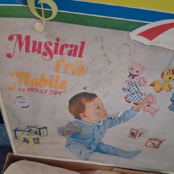 Vintage Musical Crib Mobile  New $20.00