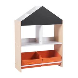 Toffy & Friends Kids Wooden multi-use book shelf 