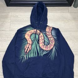 Y2K 2000s Rain Forrest Cafe Snake All Over Print Hoodie