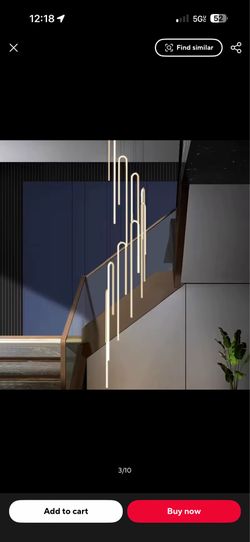 Modern 6 Light Pendant Chandelier – New in Box