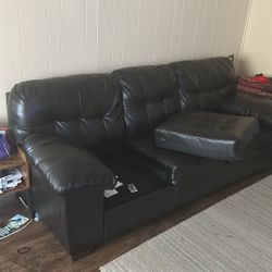 Leather Couches (Sofa & Love Seat)