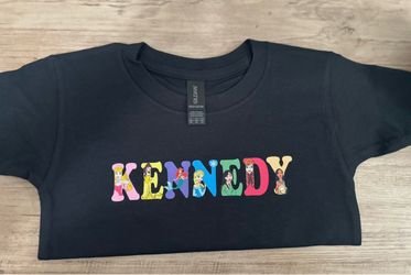Disney custom name t shirt