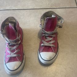 Pink Girls Converse 