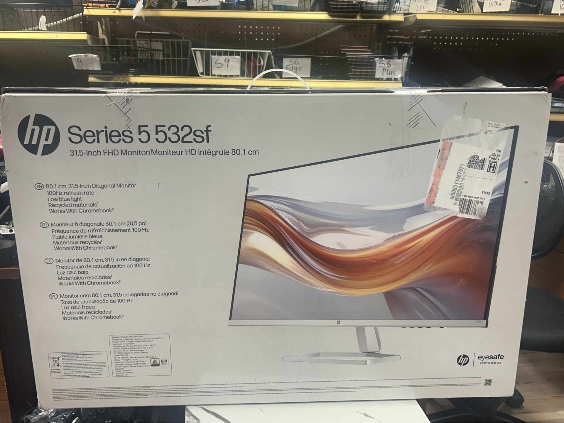 Open Box HP Series 5 532sf – 31.5” FHD Monitor – 100Hz Refresh Rate