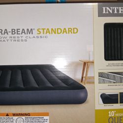 INTEX DURA-BEAM STANDARD PILLOW REST CLASSIC AIR MATTRESS, 10 IN. HEIGHT