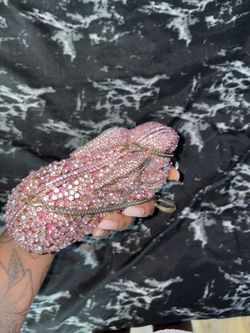 Bedazzle bunny clutch