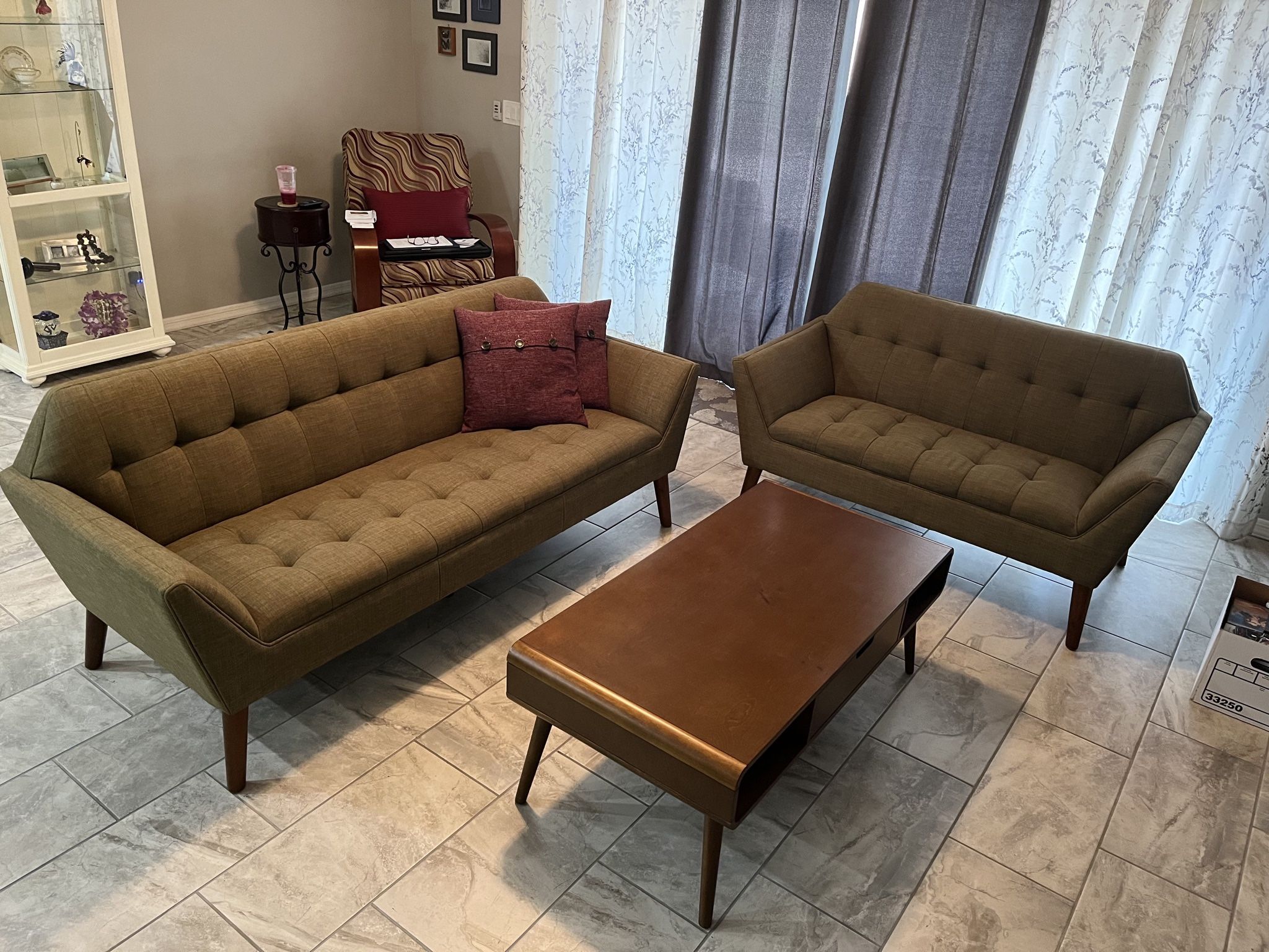MidCentury Modern Sofa Set for Sale in Hereford, AZ OfferUp