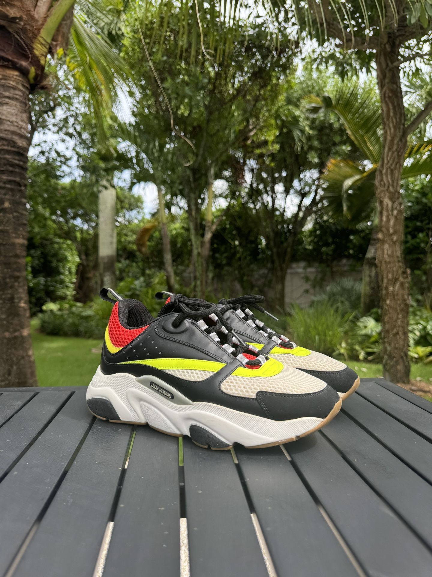 Dior Homme B22 Sneaker Lime Red Size 7-8