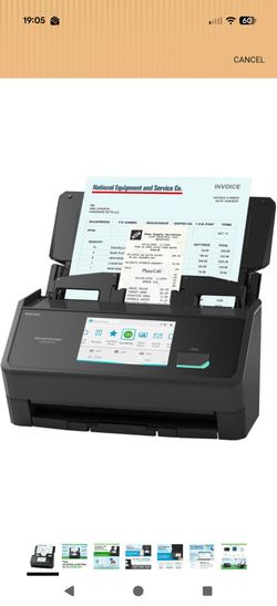 ScanSnap iX2500 Receipt Edition Wireless or USB High-Speed Scanner