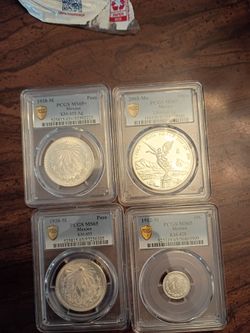 Mexican silver coins