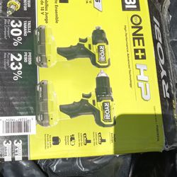 Ryobi 2 Drill +2 Battery's And Charger Combo