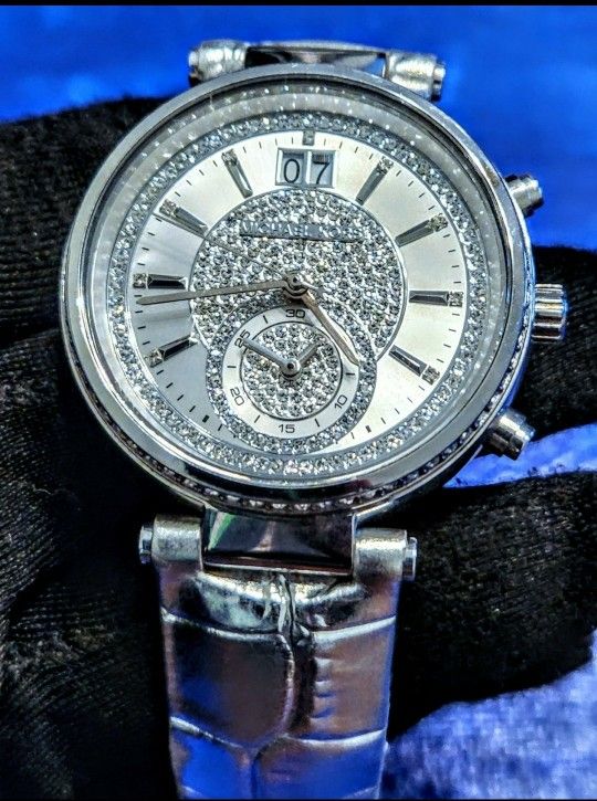 Michael Kors Swayer Crystal Paved Women's Watch