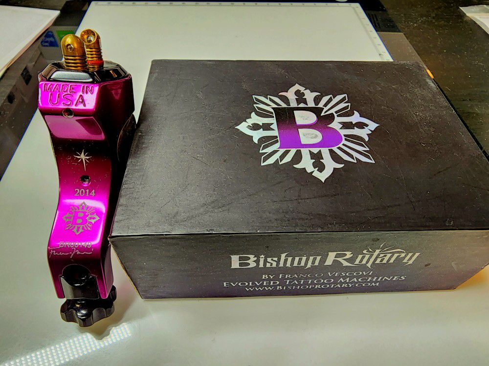 Bishop Rotary Tattoo Machine 3.5 Beatnik Purple