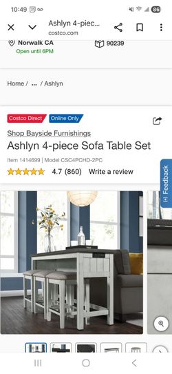 Ashlyn 4-Piece Sofa Table Set