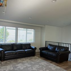 Leather Couch Set