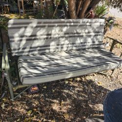 Vintage Mid Century Swing Bench 