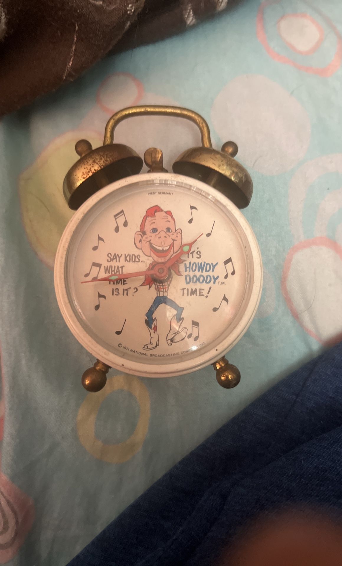 1971 Howdy Doody Alarm Clock